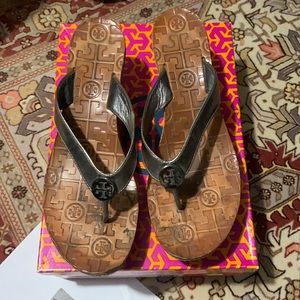 Tory Burch wedge sandals size 7.5